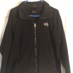 All Black Northface fleece